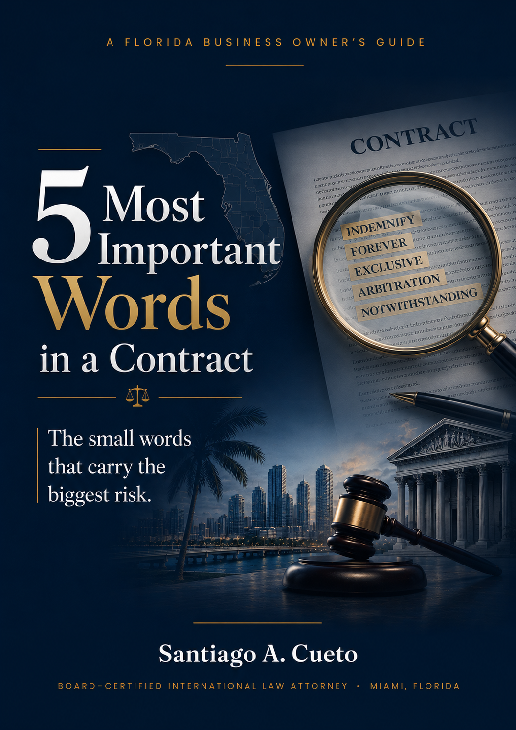 5 Most Important Words in a Contract Cover